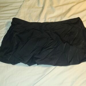 Black Swim Skirt With Panties attached Size 18